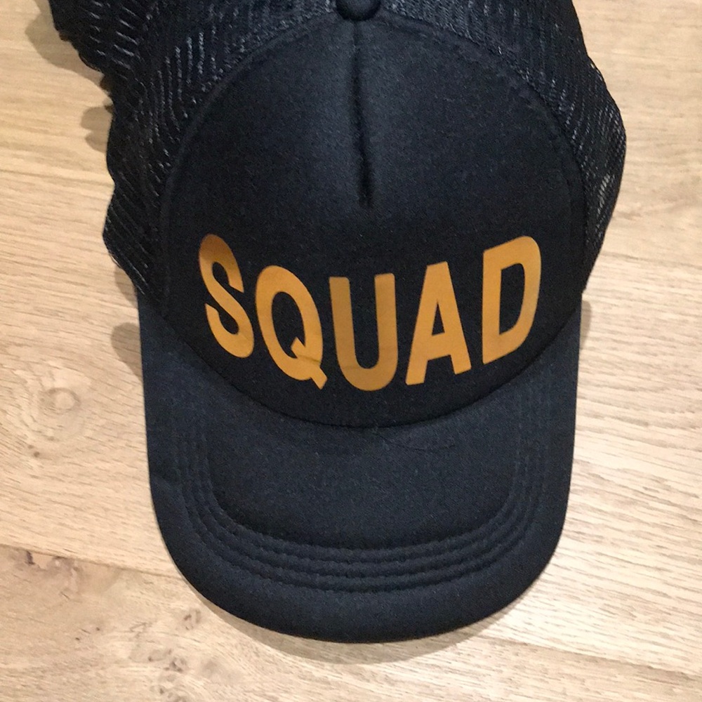 SQUAD trucker hats